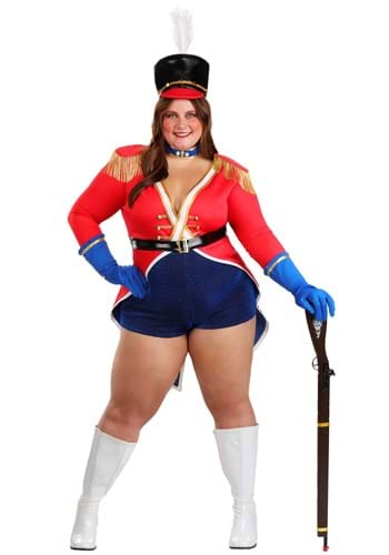 Plus Size Toy Soldier Costume Dress