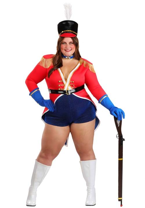 Plus Size Toy Soldier Costume Dress