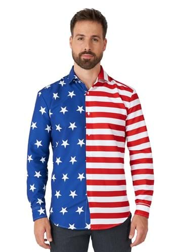 American flag shirt forrest gump best sale