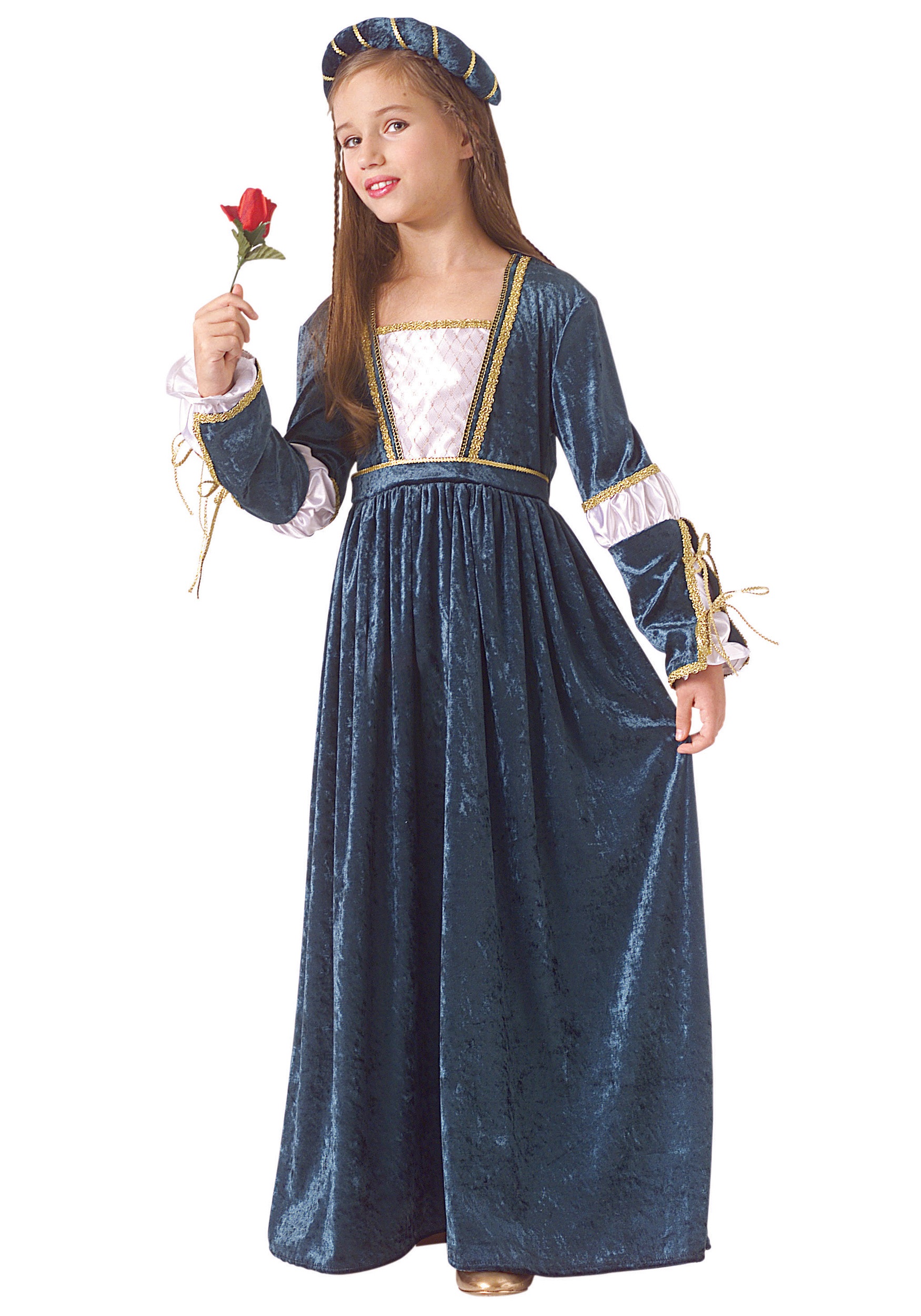Vestido de disfraces de Julieta para niñas Multicolor