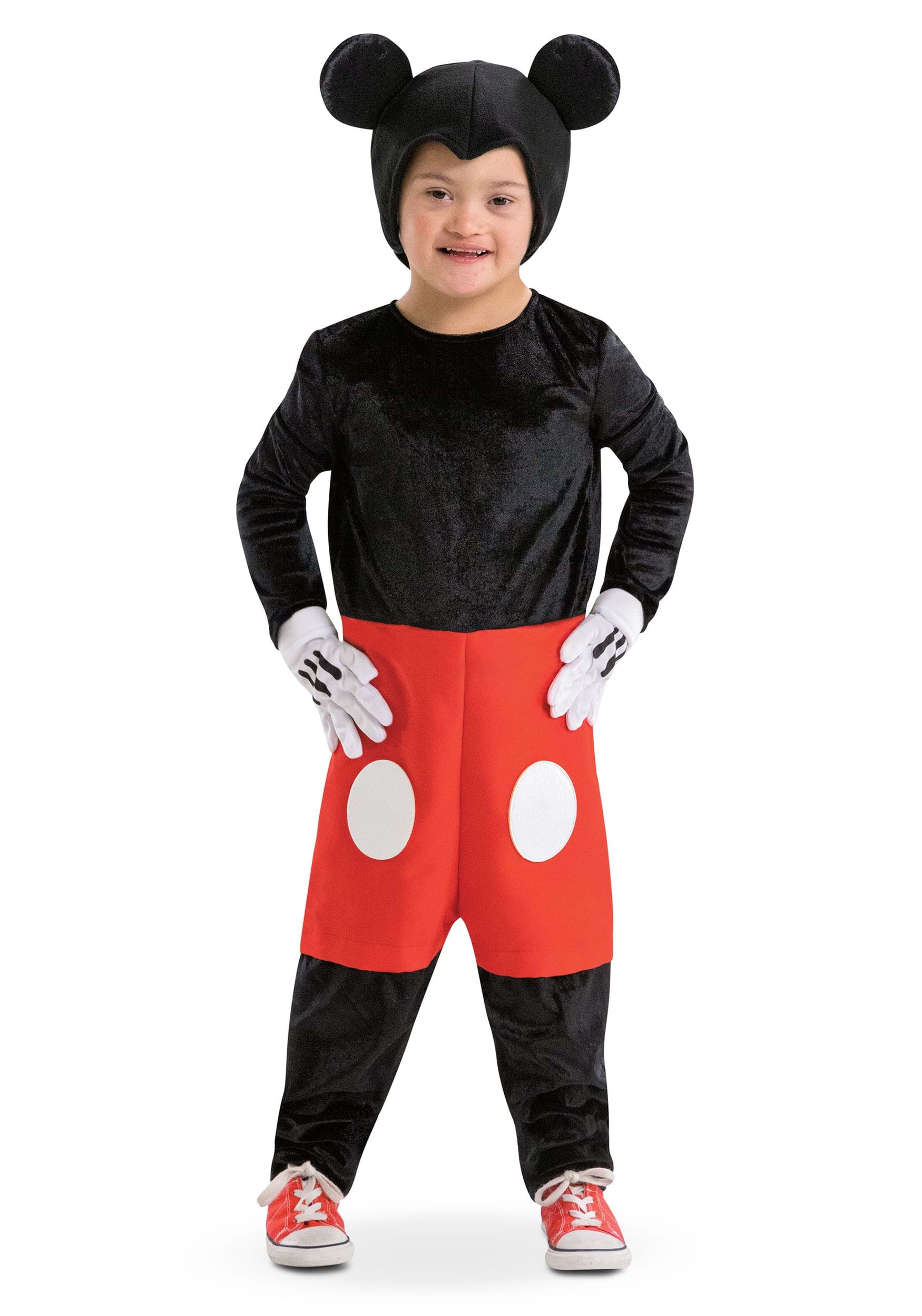 Photos - Fancy Dress Disguise Mickey Mouse Kid's Adaptive Costume Black/Red/White