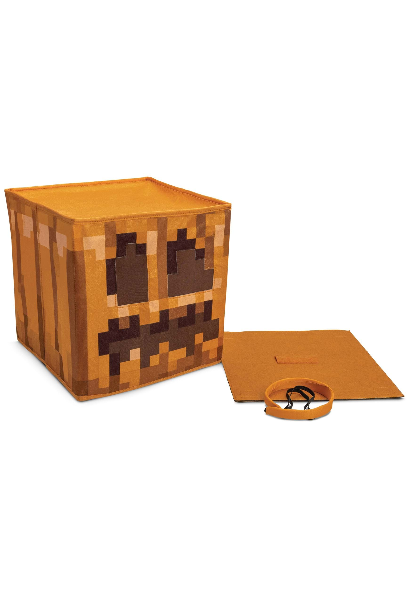 Jack O'Lantern Minecraft Block Head