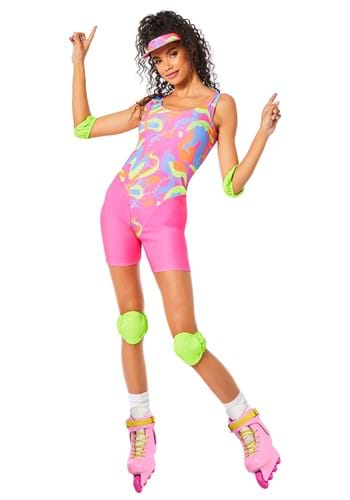 Ladies 1980s 80s Singer Fancy Dress Costume Womens 80's Aerobics type Outfit  fg