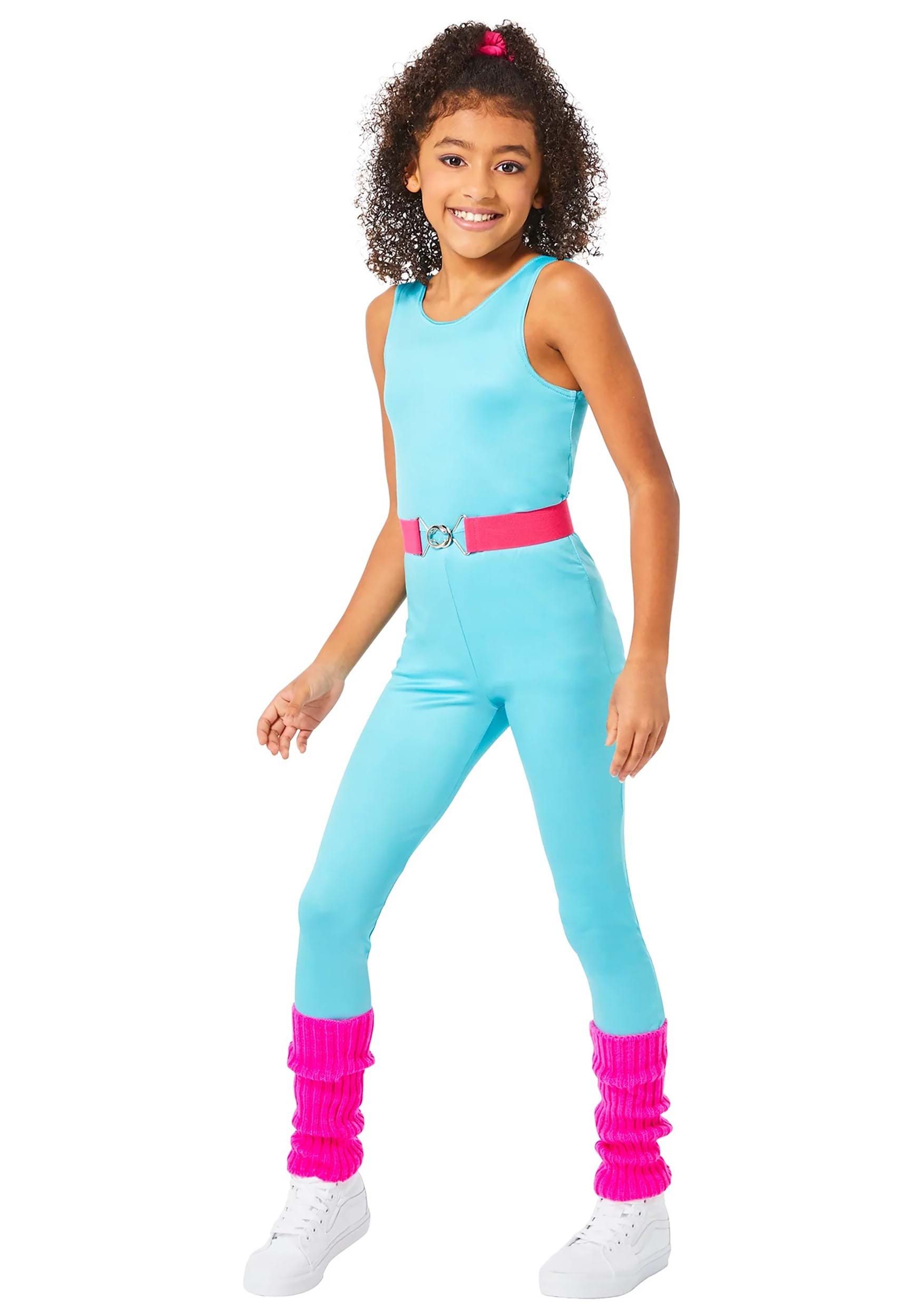 Girl's Classic Aerobic Barbie Costume