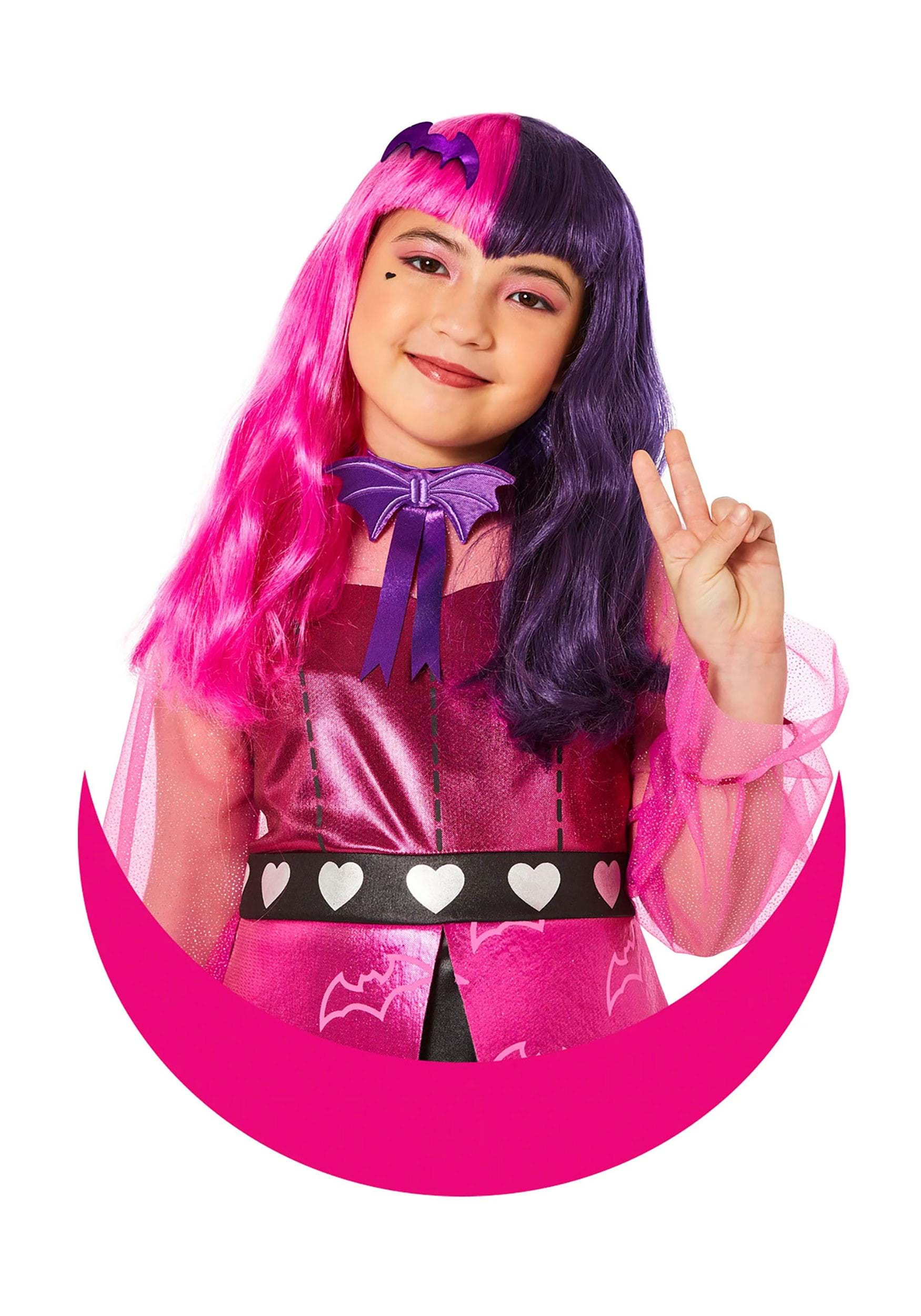 Monster High Kid's Draculara Wig -  InSpirit, ISP92361D