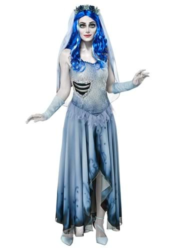 H-B2-1 Women Zombie Bride Costume Graveyard Corpse Ghost Wedding Dress  Halloween