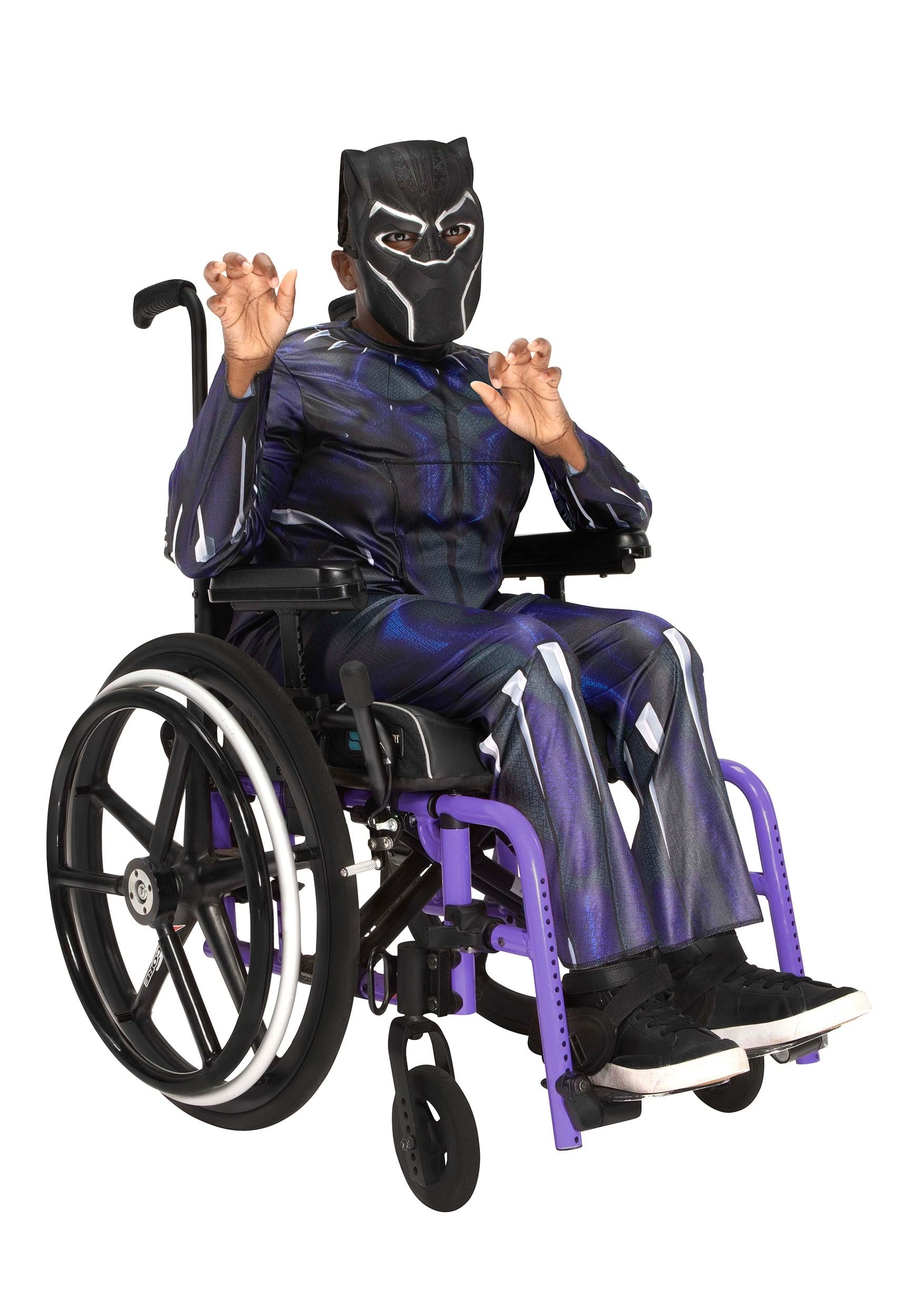 Adaptive Black Panther Kid's Costume , Marvel Costumes