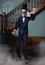Gentleman Skeleton Decoration new