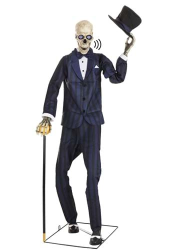 Gentleman Skeleton Animatronic Halloween Prop