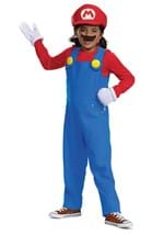 Super Mario Bros Child Premium Mario Costume Alt 1