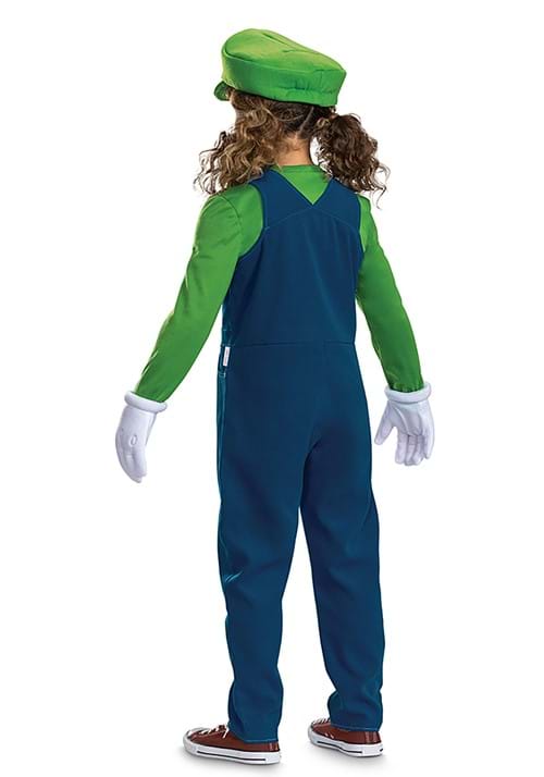 Kid's Super Mario Bros Premium Luigi Costume