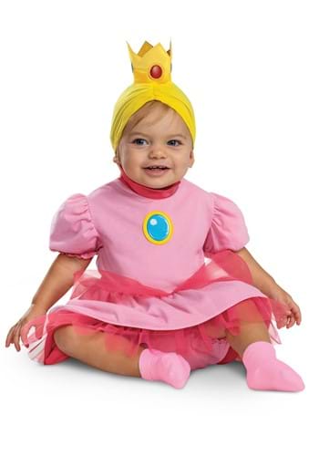 Super Mario Bros Infant Posh Princess Peach Costume