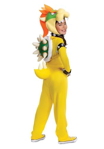 Super Mario Brothers Kid's Bowser Deluxe Costume Alt 1