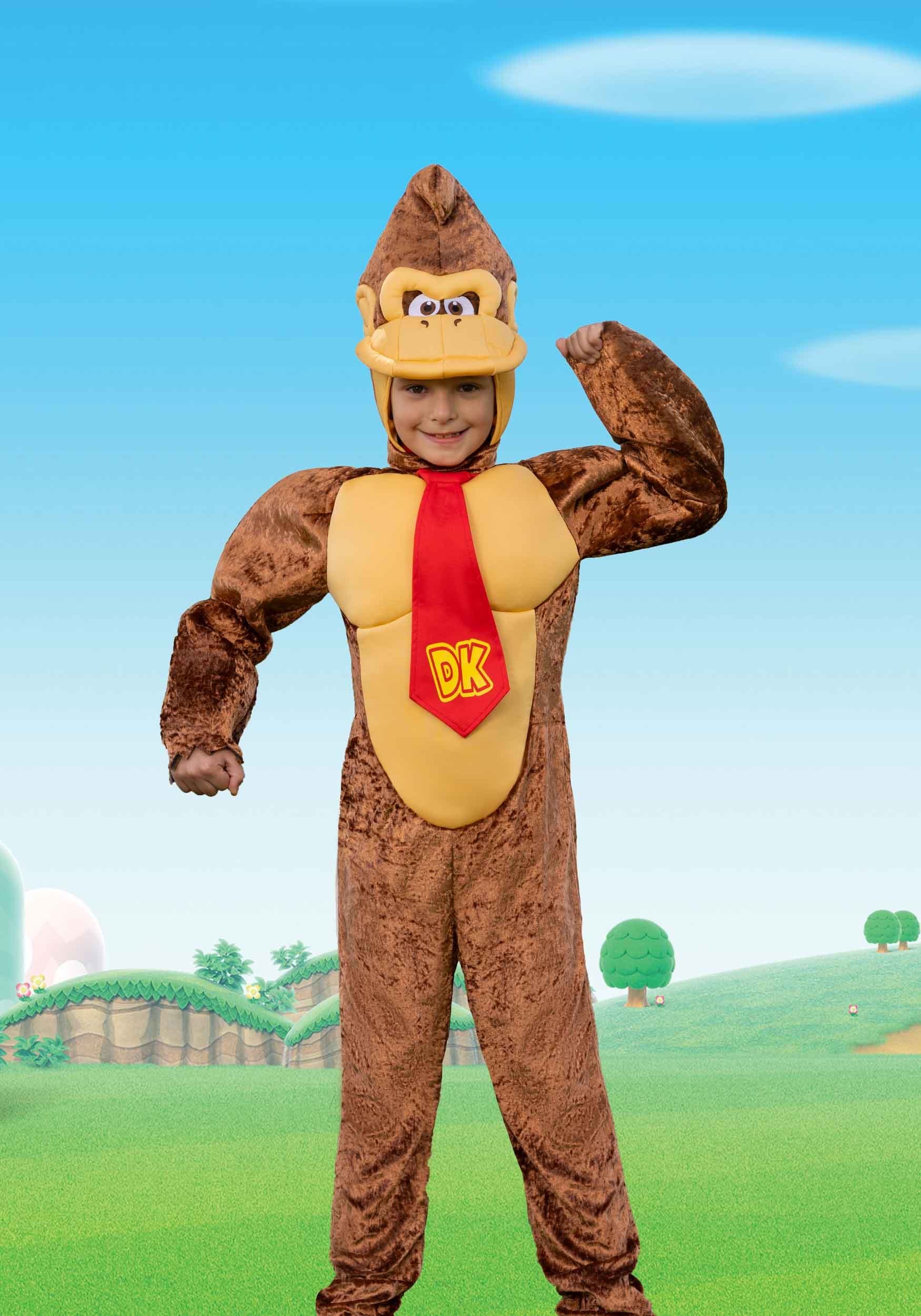 Super Mario Brothers Donkey Kong Deluxe Costume for Kids