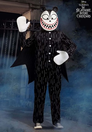 Masque Jack Skellington - Déguisement The Nightmare Before Christmas Pour Homme - Accessoire Halloween Et Fêtes Déguisées