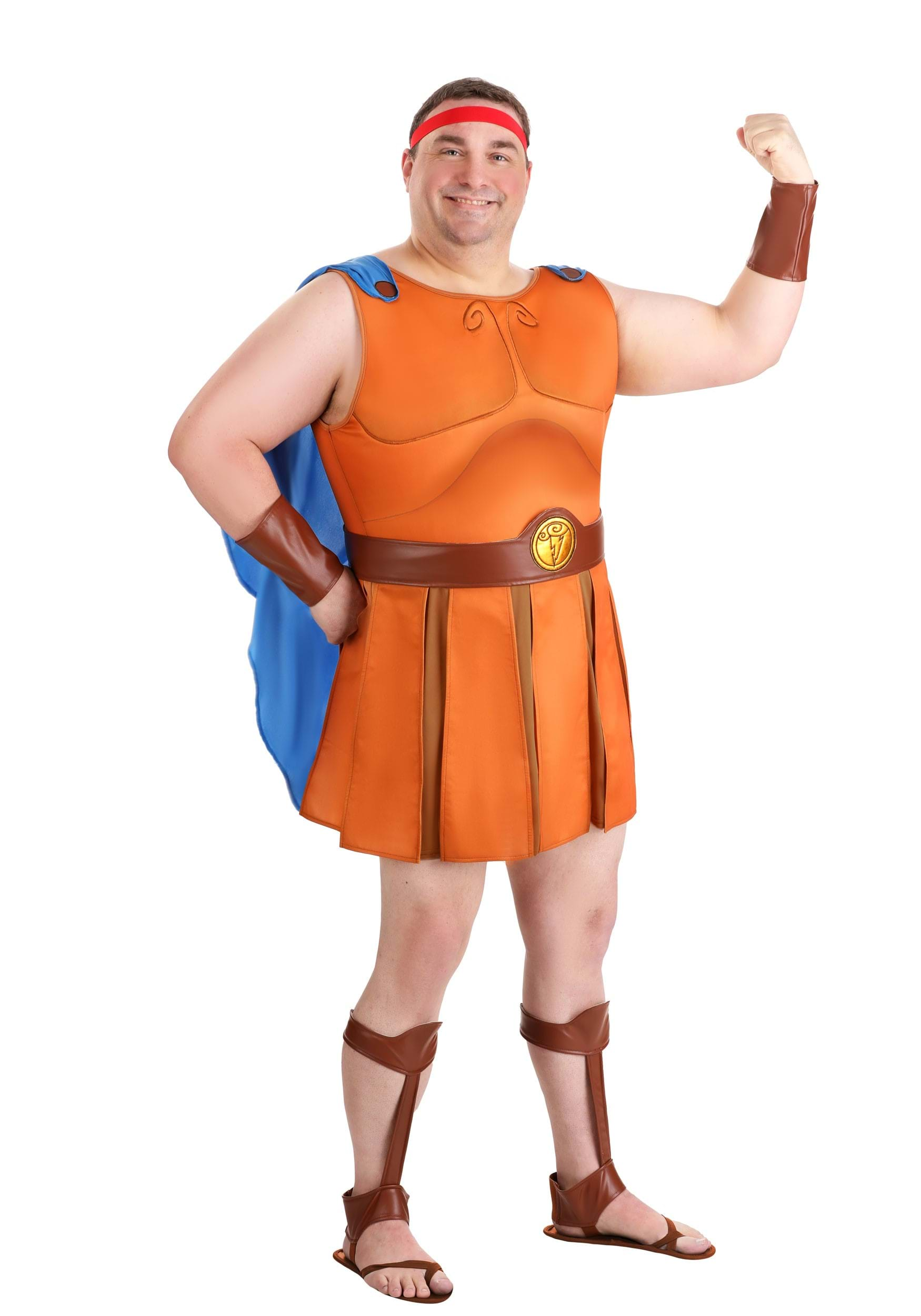 Plus Size Deluxe Disney Hercules Men's Costume , Disney Costumes