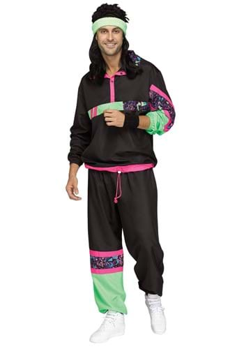 Mens 80s Track Suit Costume