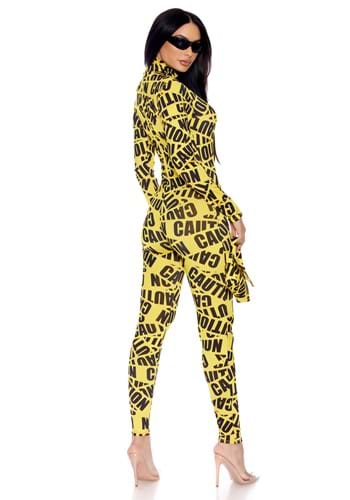 Sexy Caution Tape Women's Costume