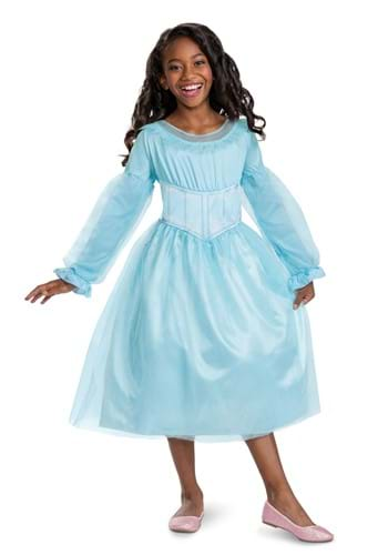 Little Mermaid Live Action Child Ariel Blue Dress 