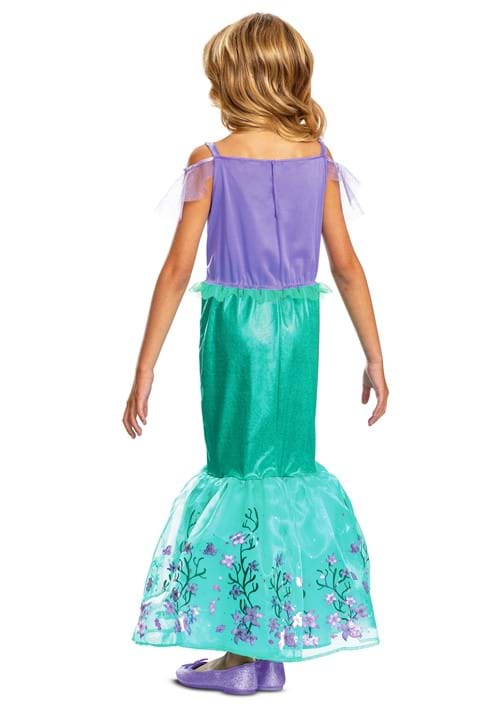Little Mermaid Child Deluxe Ariel Costume Dress Disney Princess Costumes