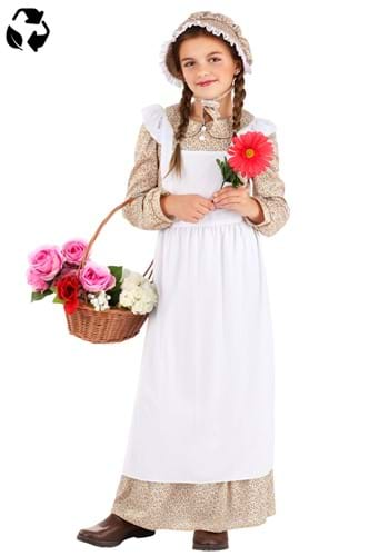 Kid's Prairie Girl Sustainable Materials Costume