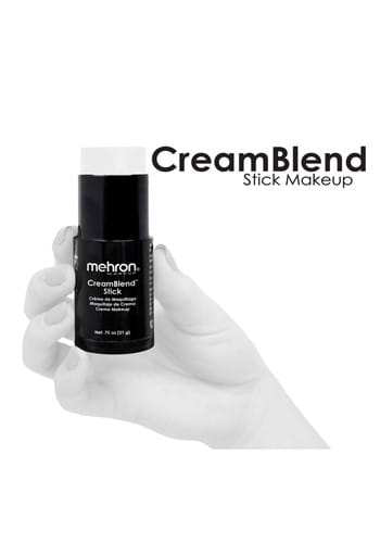 White CreamBlend Mehron Makeup Stick | Costume Makeup