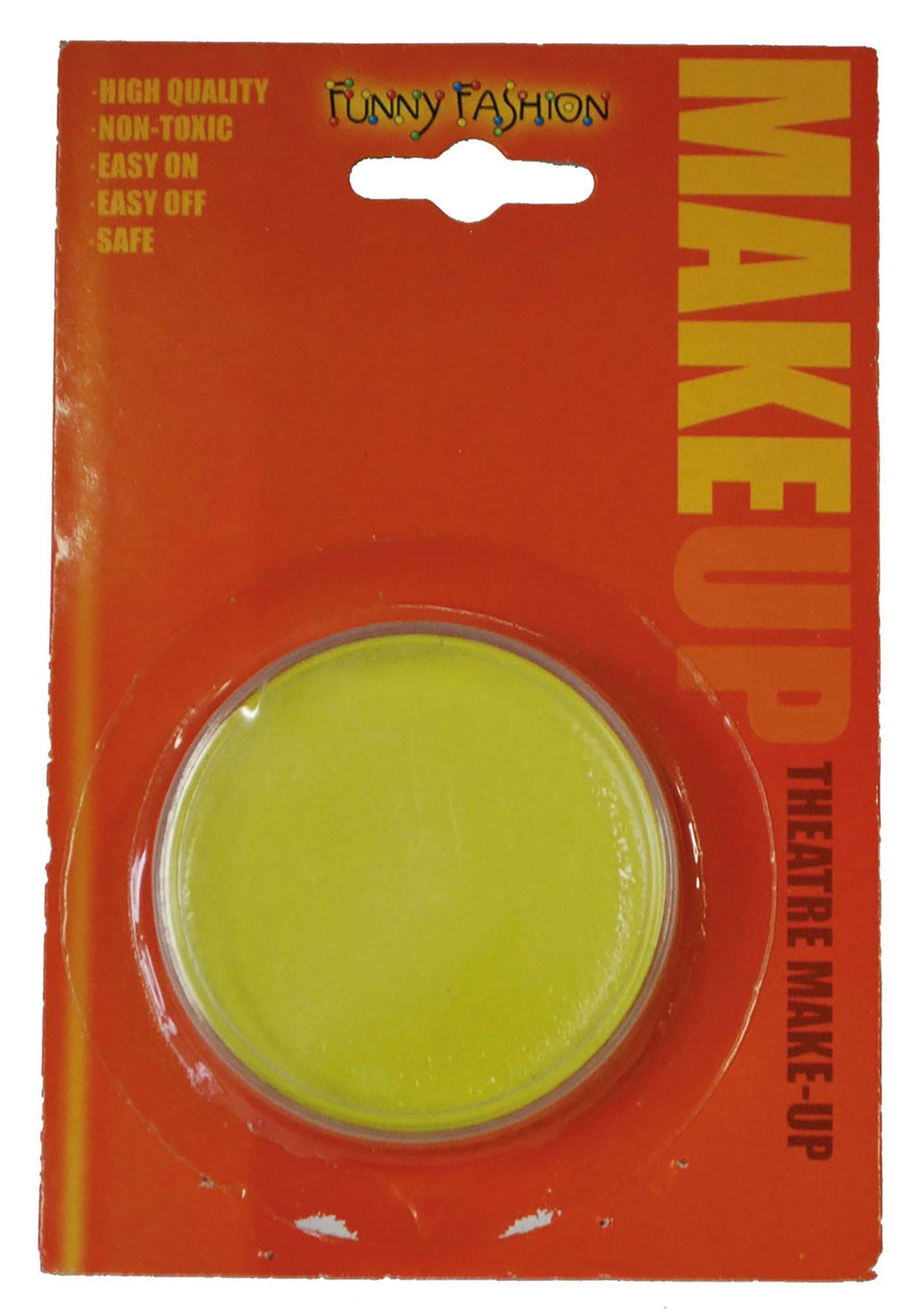 Yellow Face and Body Funny Fashions Makeup Cream | Costume Makeup