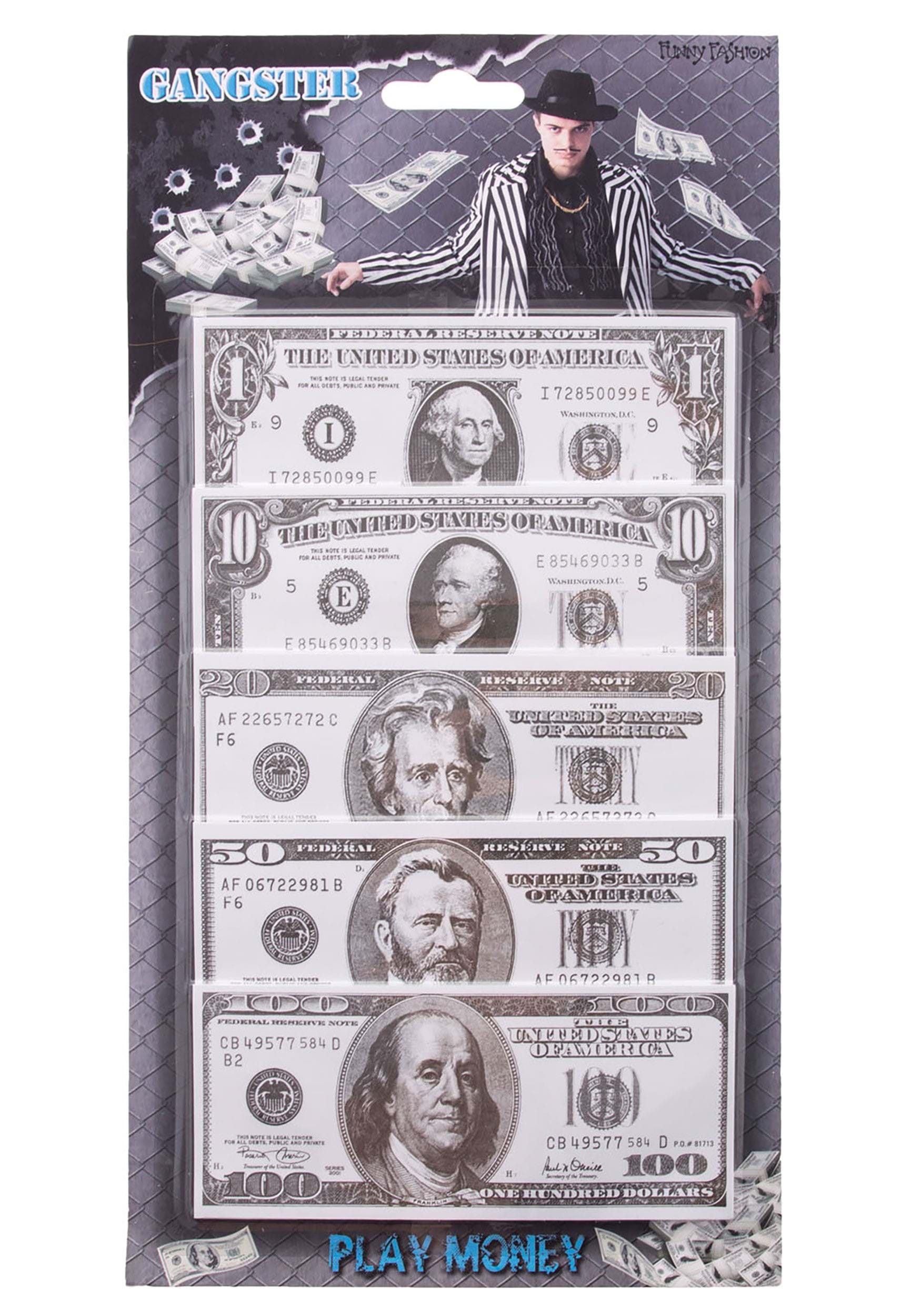 Play US Money Toy Prop | Costume Accessory