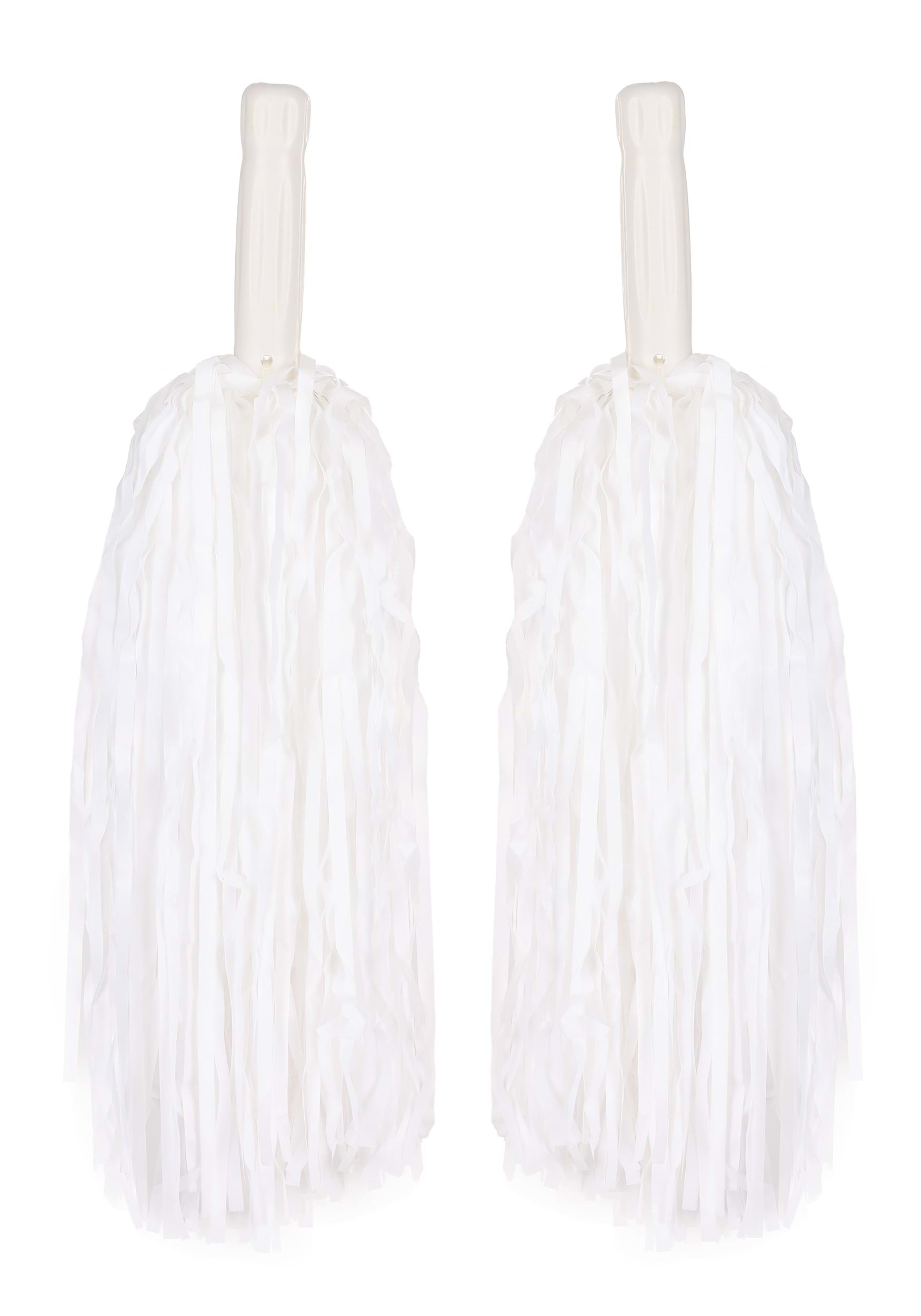 White Pom Pom Cheerleader Set