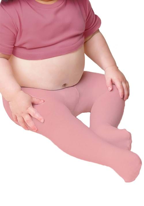 Infant Dusty Rose Tights