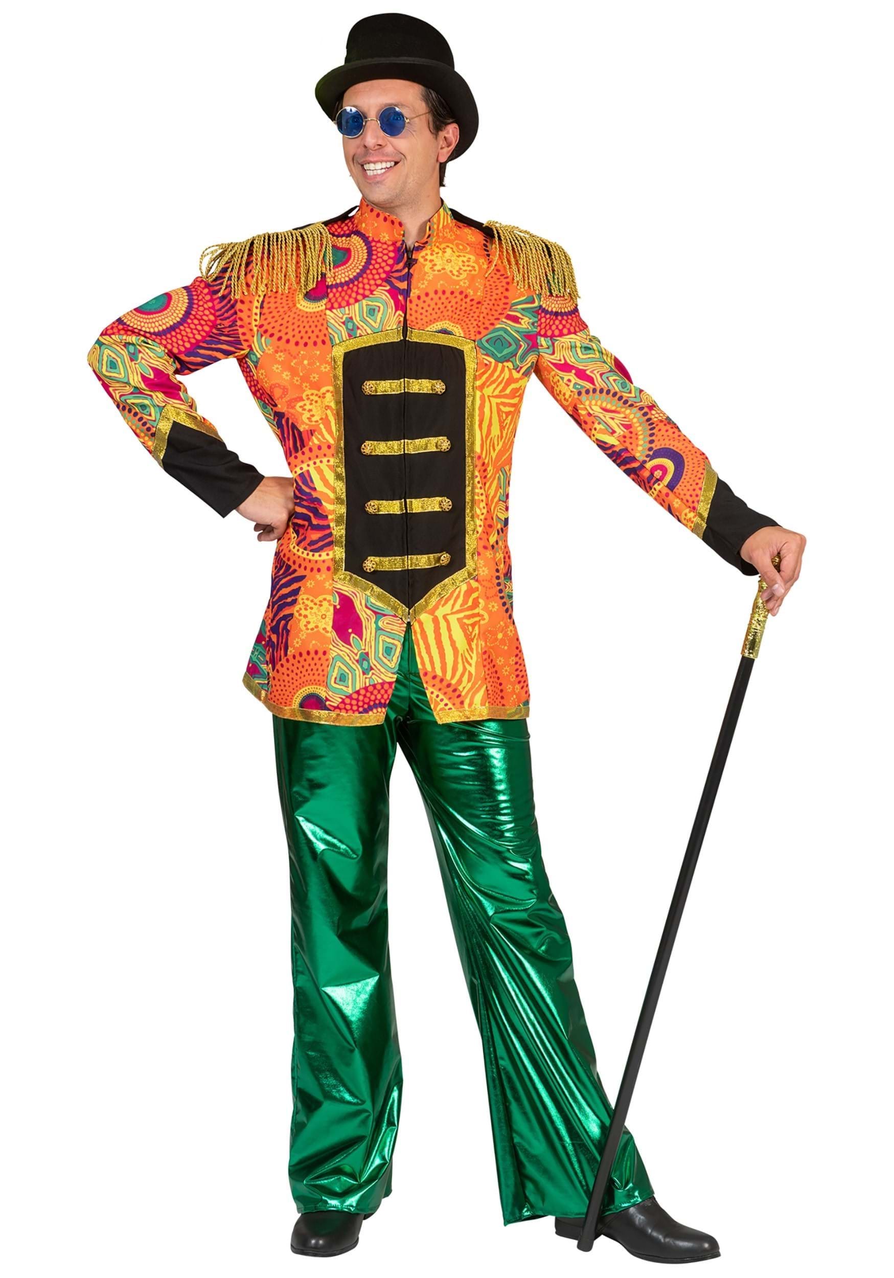 Men's Sgt. Pepper Album Inspired BOrange Jacket , Celebrity Costumes