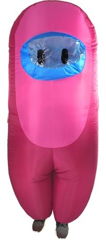 Pink Sus Crewmate Killer Costume for Kids