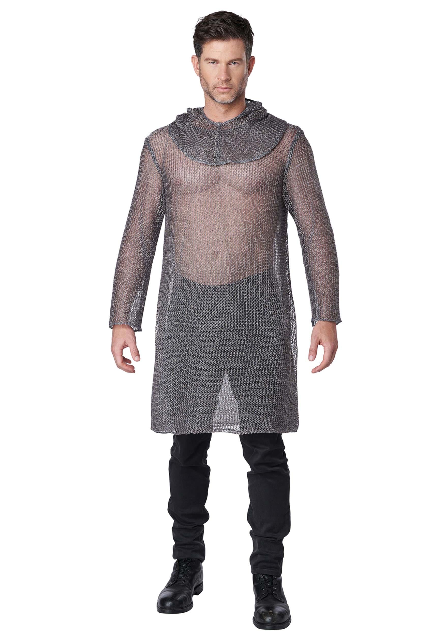  Amscan Chainmail Tunic and Cowl, Adult Size