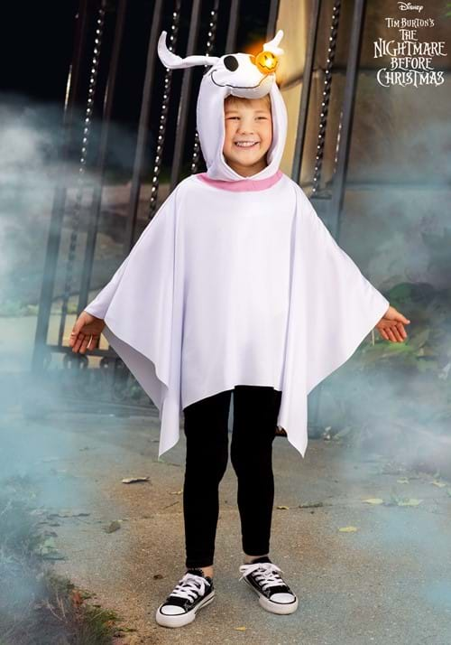 Toddler Nightmare Before Christmas Zero Costume Poncho-upd