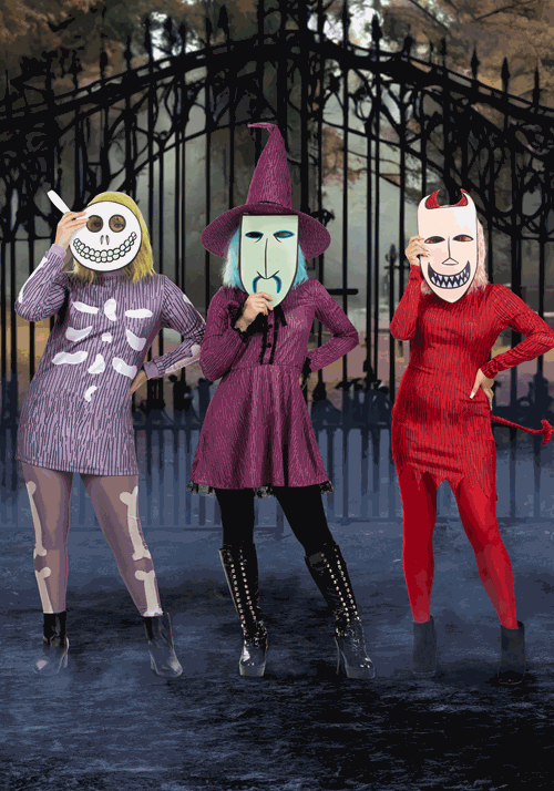 Plus Size Nightmare Before Christmas Women's Shock Costume Dress ...