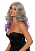 Womens Gray & Purple Wig Alt 2