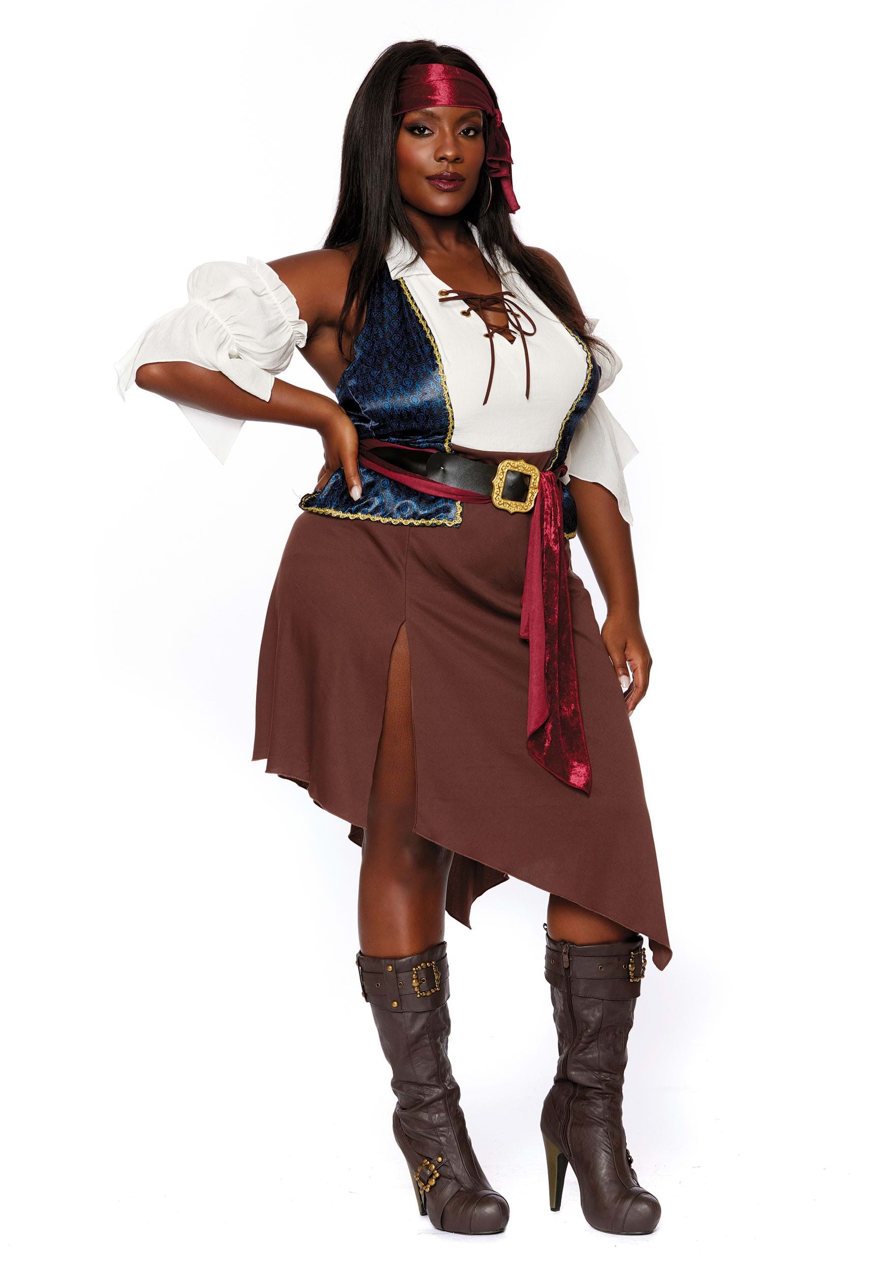 Plus Size Rogue Pirate Wench Womens Costume 5892