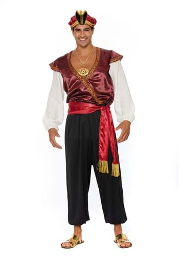 Desert Prince Shirt Vest Men Costume Accessories Sheik Genie