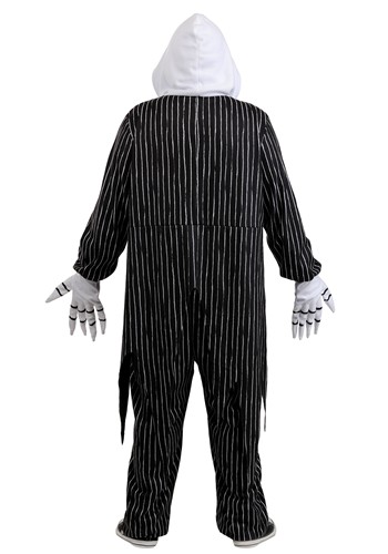 Adult Plus Size Disney Jack Skellington Onesie Costume | Disney Costumes