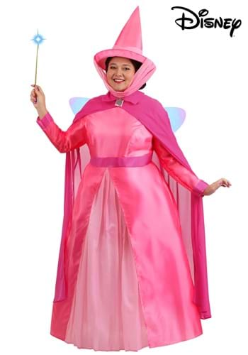 Plus Size Disney Flora Sleeping Beauty Costume