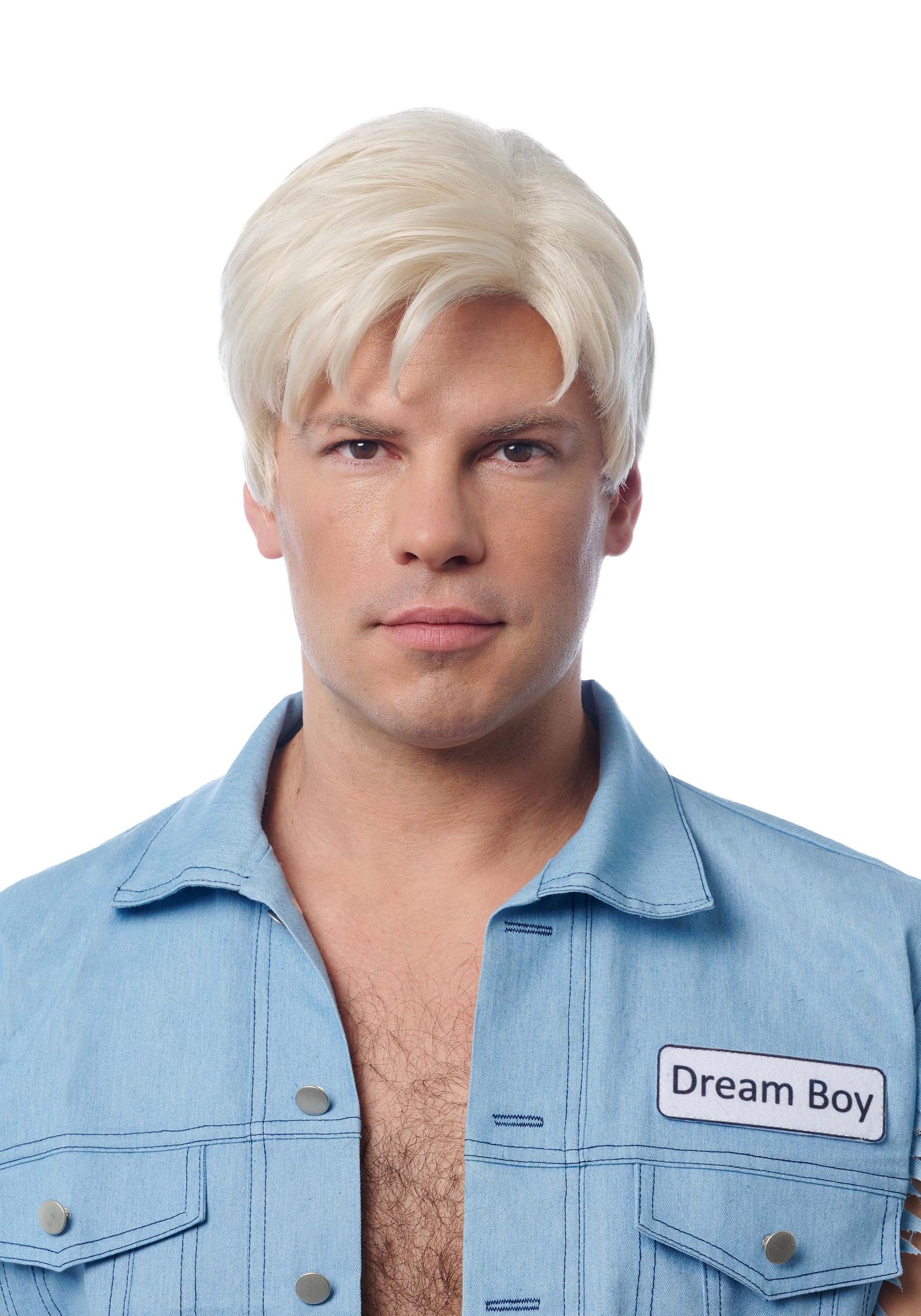 Men's Dream Boy White Blonde Wig