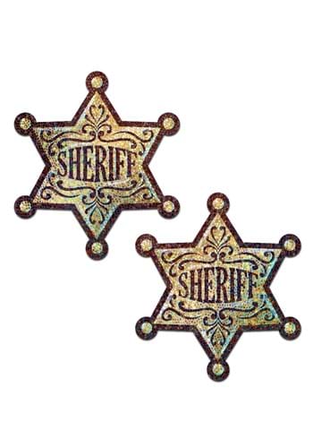 Pastease Glitter Sheriff Star Pasties