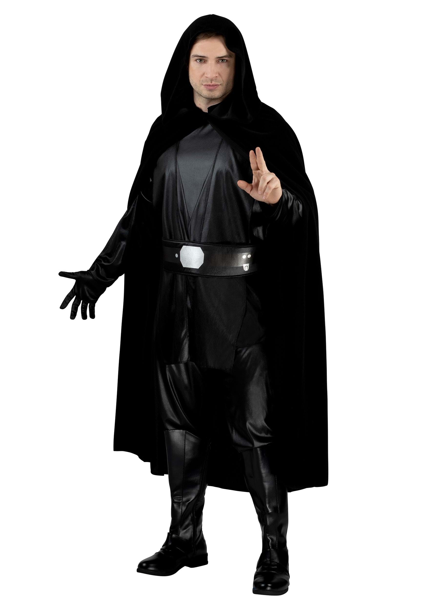Photos - Fancy Dress Jazwares Star Wars Luke Skywalker Qualux Costume for Adults Black/Gray 