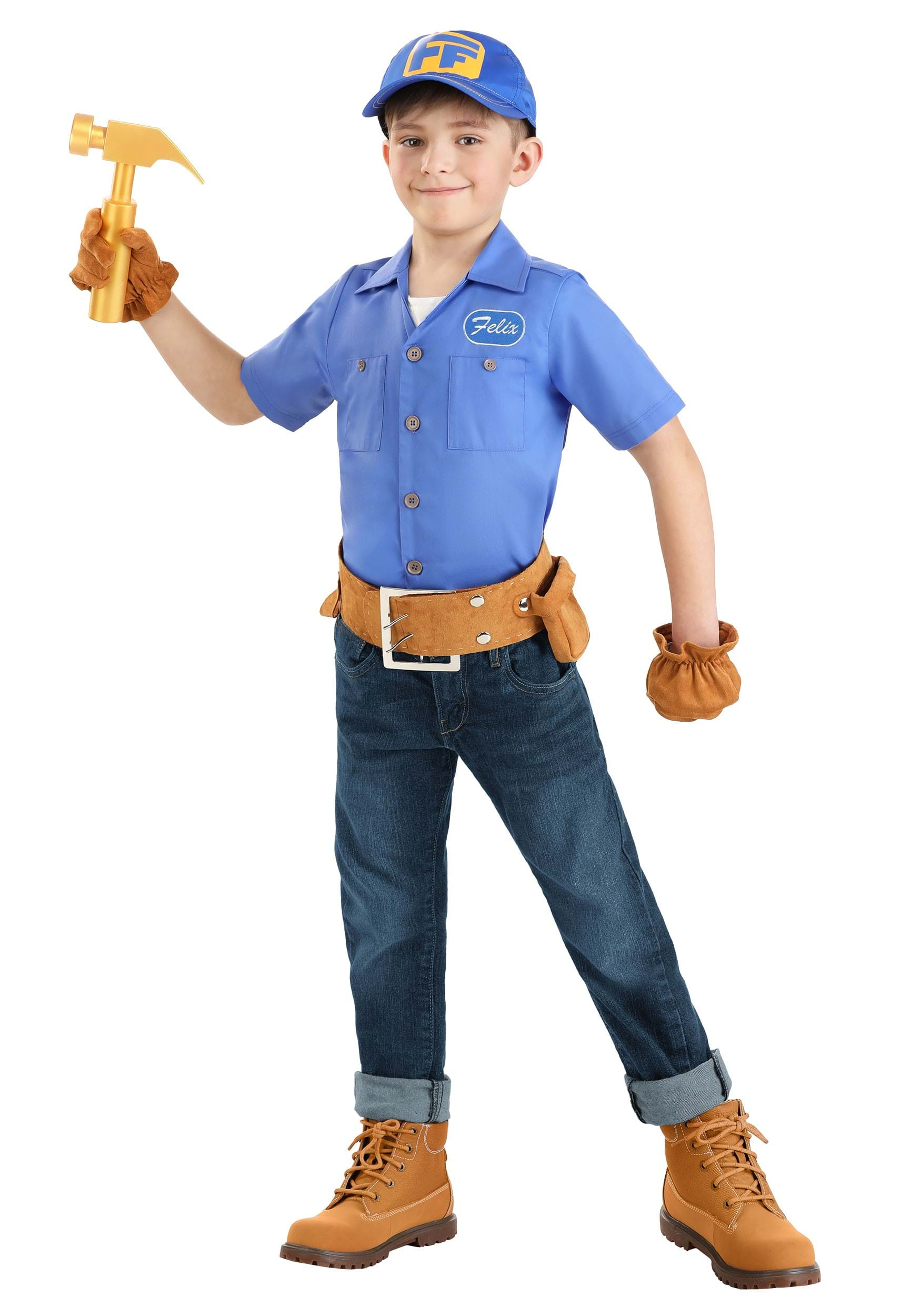 Kid's Disney Wreck It Ralph Fix It Felix Costume , Disney Costumes