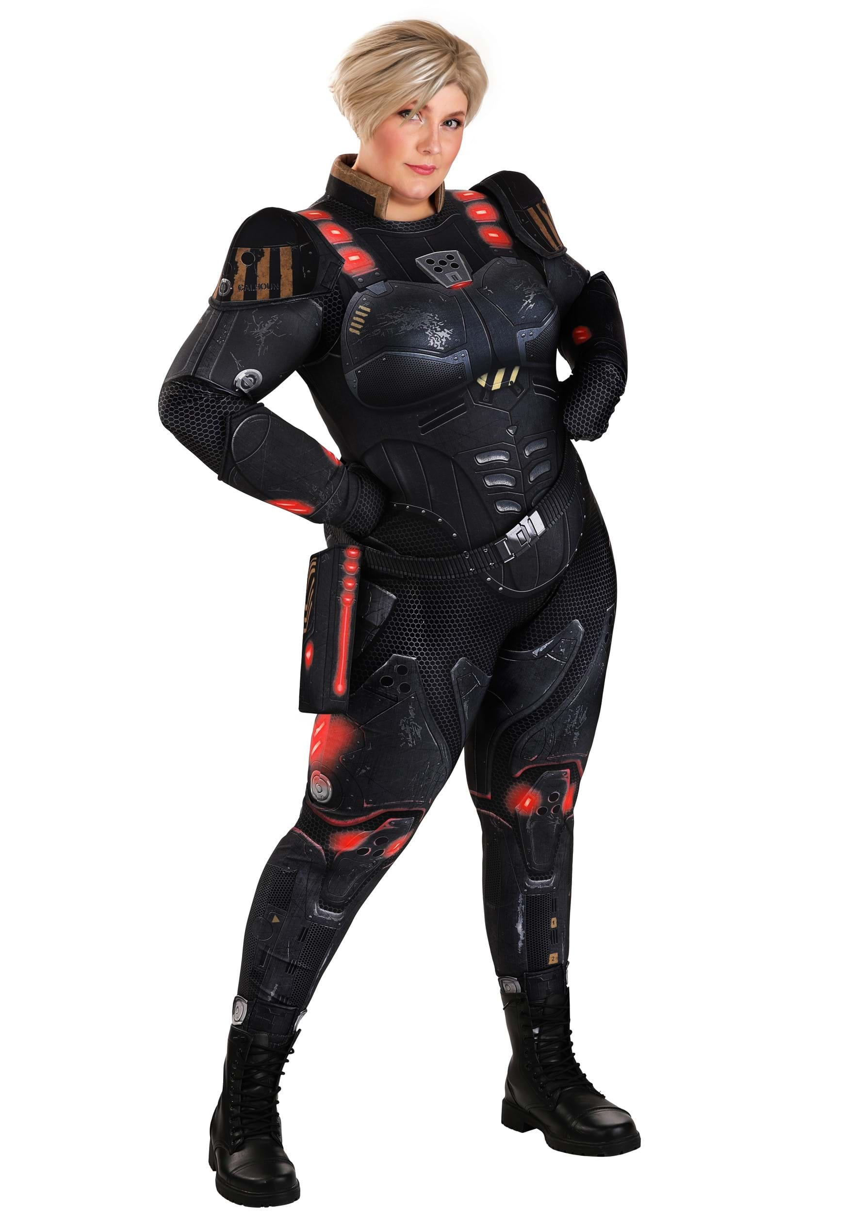 Women's Plus Size Disney Wreck It Ralph Sergeant Calhoun Costume , Disney Costumes