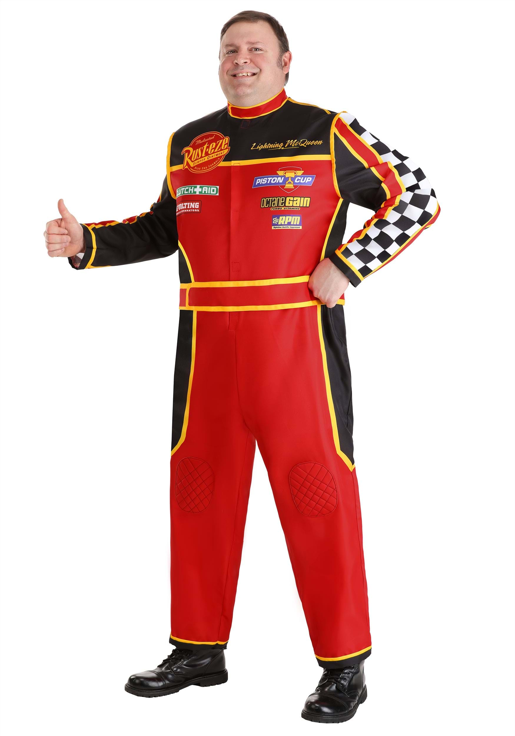 Plus Size Disney And Pixar Cars Pitcrew Uniform Costume For Adults , Disney Costumes