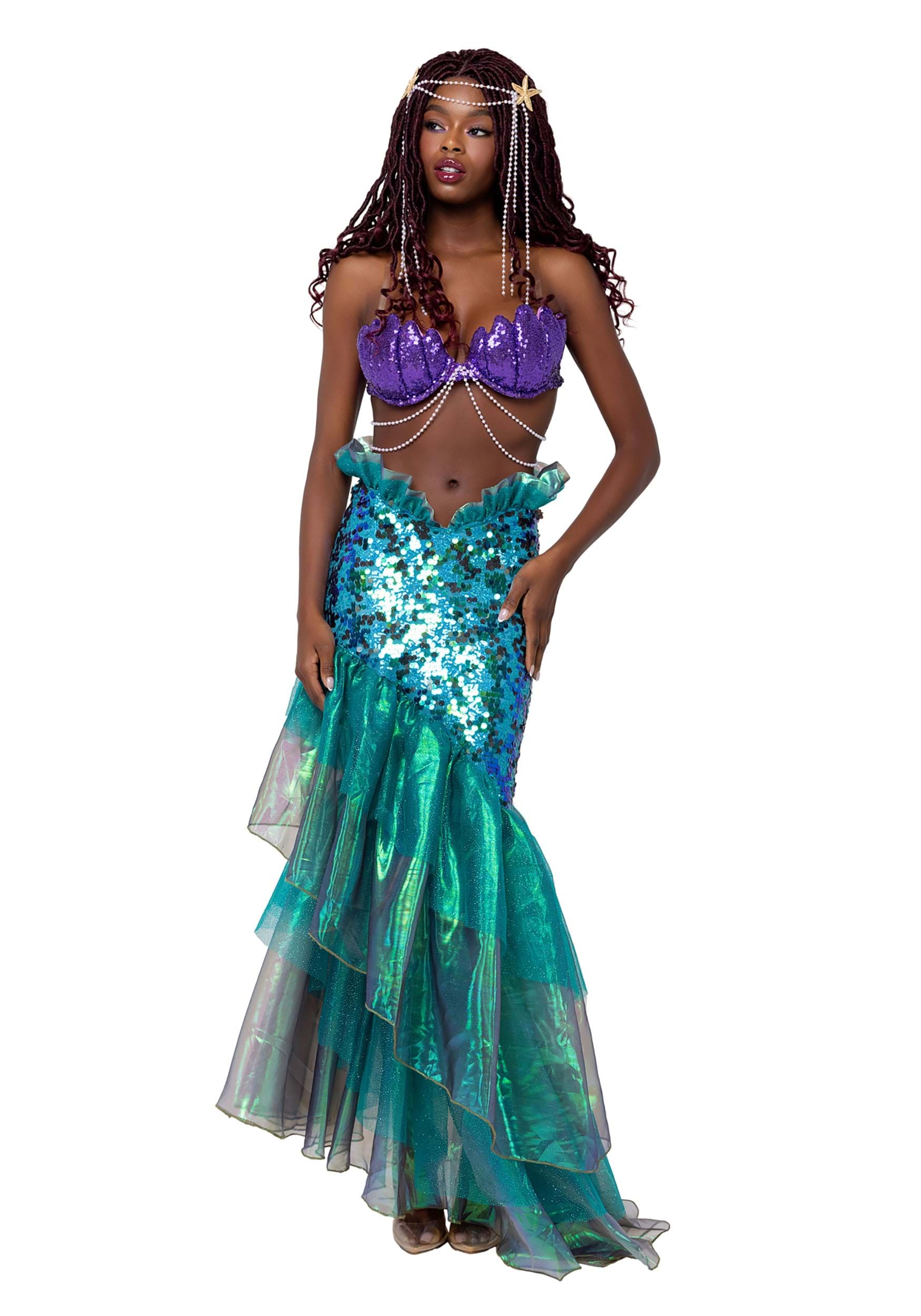 Mermaid Bra IN STOCK, Mermaid Costume Bra, Mermaid Costume Ready