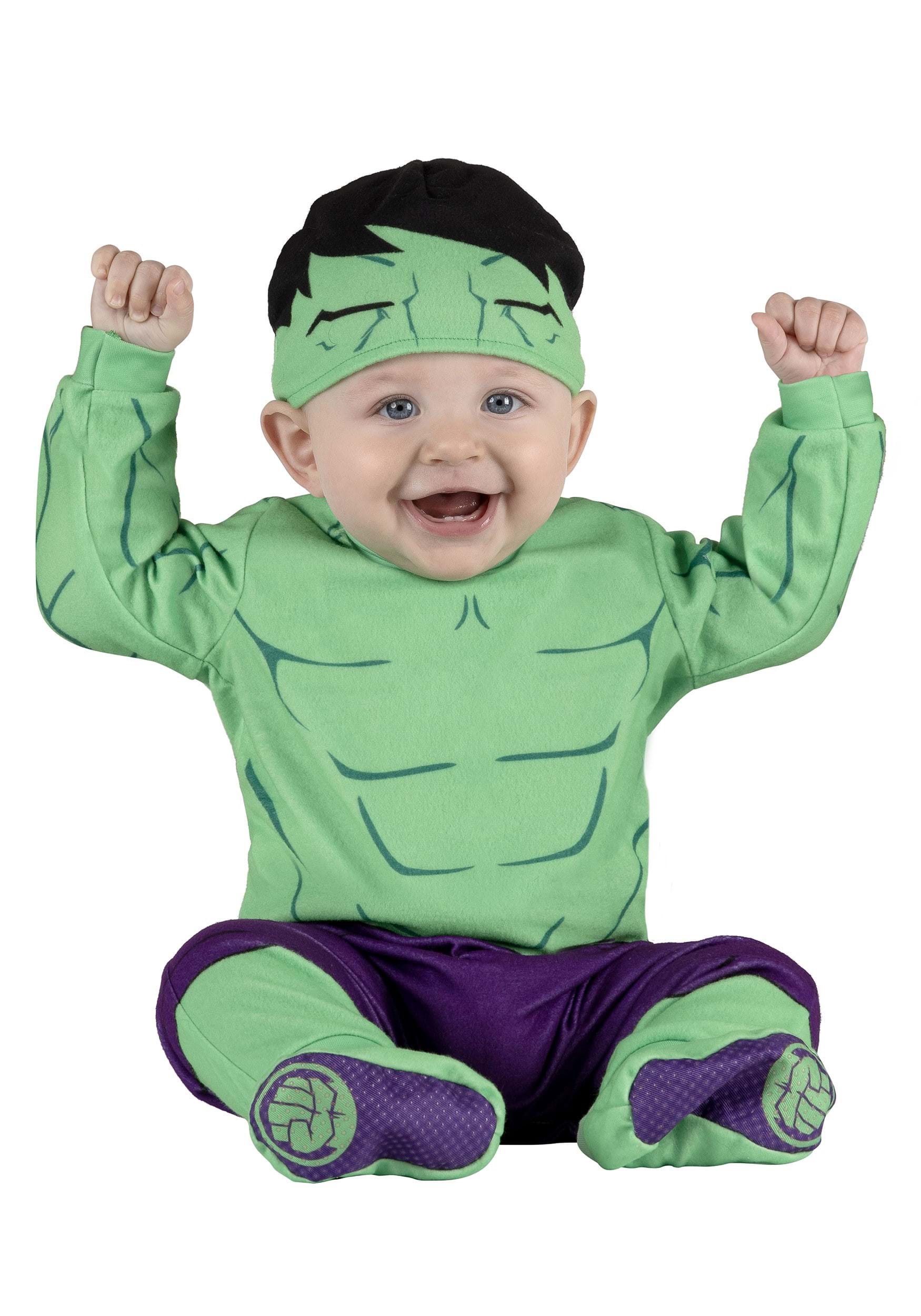 Déguisement Hulk bébé
