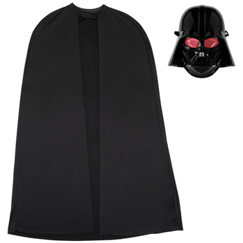 Adult Darth Vader Mask & Cape Costume Kit