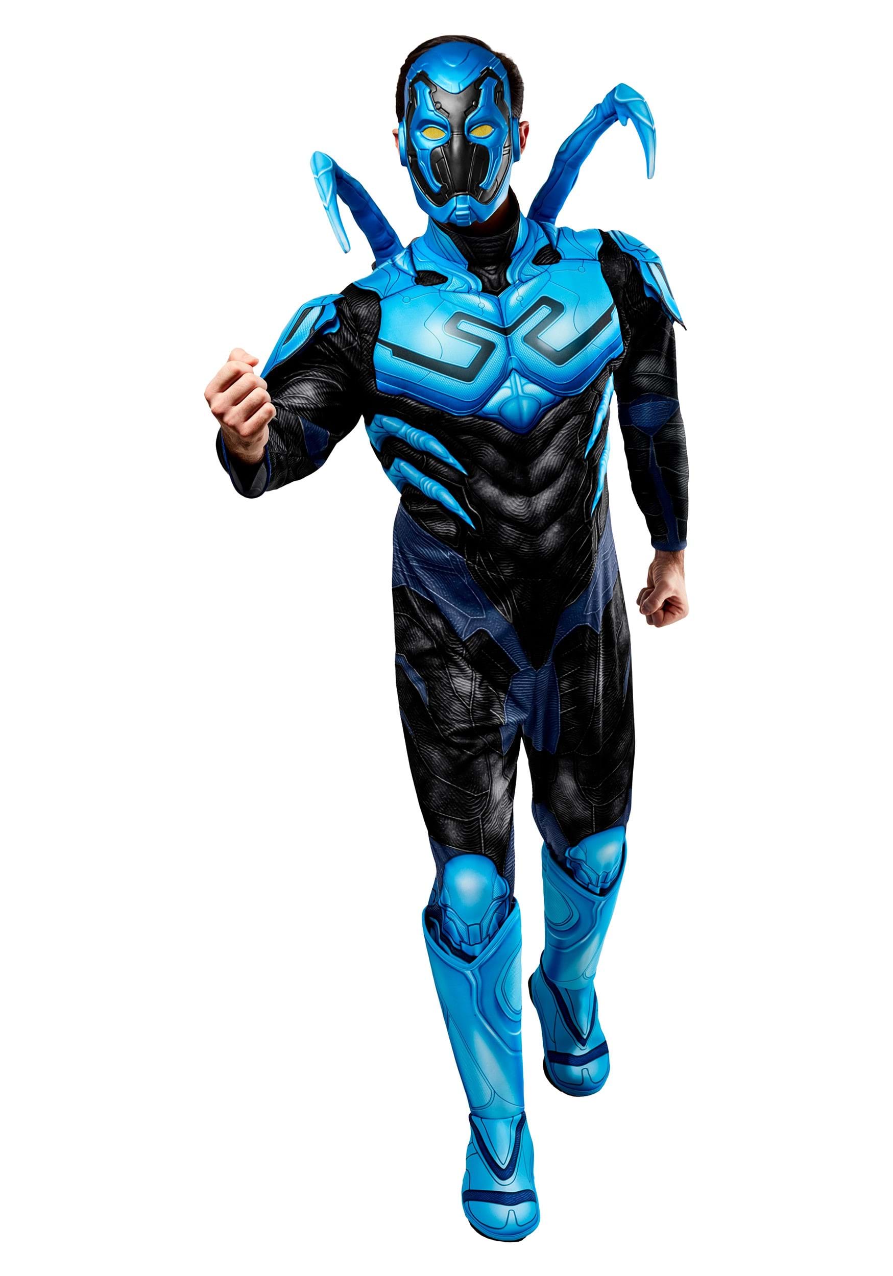 Deluxe Men's Blue Beetle Costume , Superhero Costumes